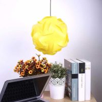 light shade decoration with improvised materials picture