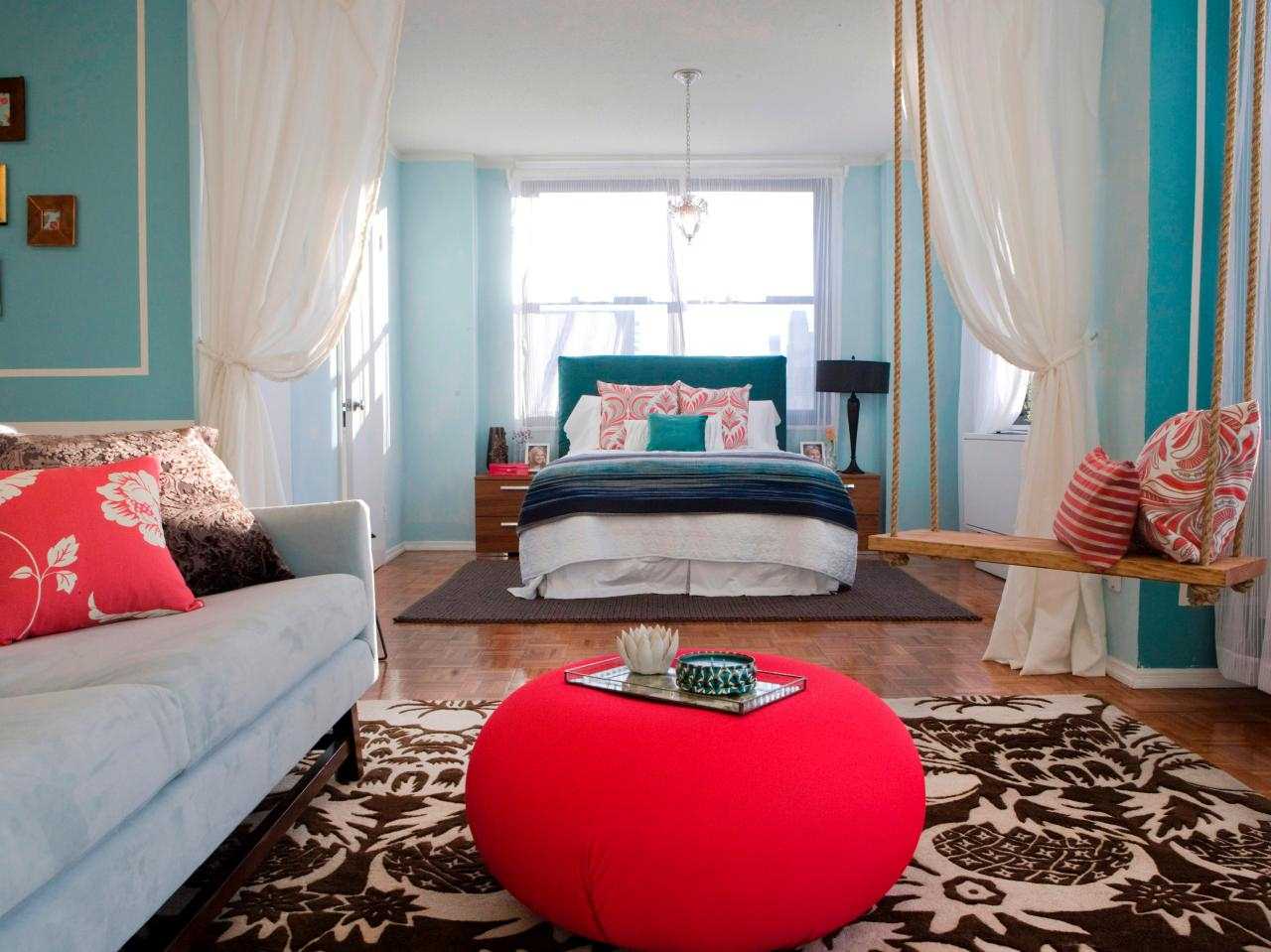 beautiful style bedroom living room