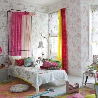 unusual design bedroom in spring style picture