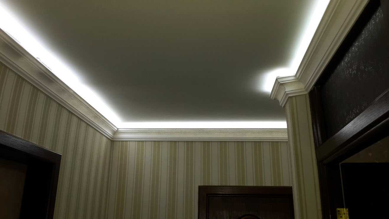 idea of ​​bright led interior lighting