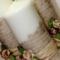 Foto di idee per la decorazione di candele leggere fai-da-te