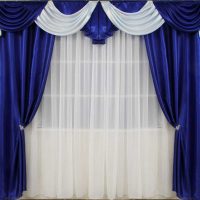 idea of ​​bright decoration of curtains picture