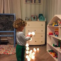 the idea of ​​bright decoration of the children's room photo
