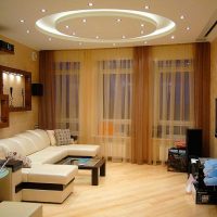 The idea of ​​bright decoration of the living room with your own hands photo