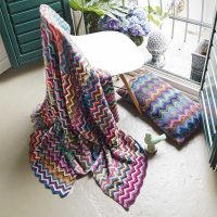 crocheted capes in the decor of the living room picture