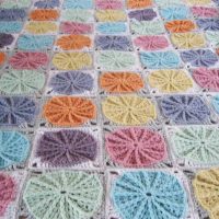 crocheted rugs in bedroom design picture