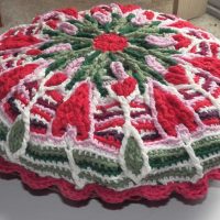 crocheted capes in room design picture