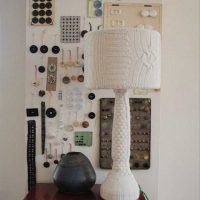 knitted covers in the living room decor picture