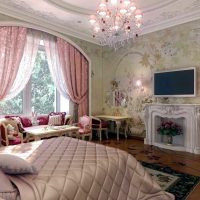 bellissimo arredamento delle camere in stile provenzale