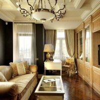 beautiful bedroom decor in Empire style photo