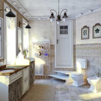 light decor apartment in provence style photo