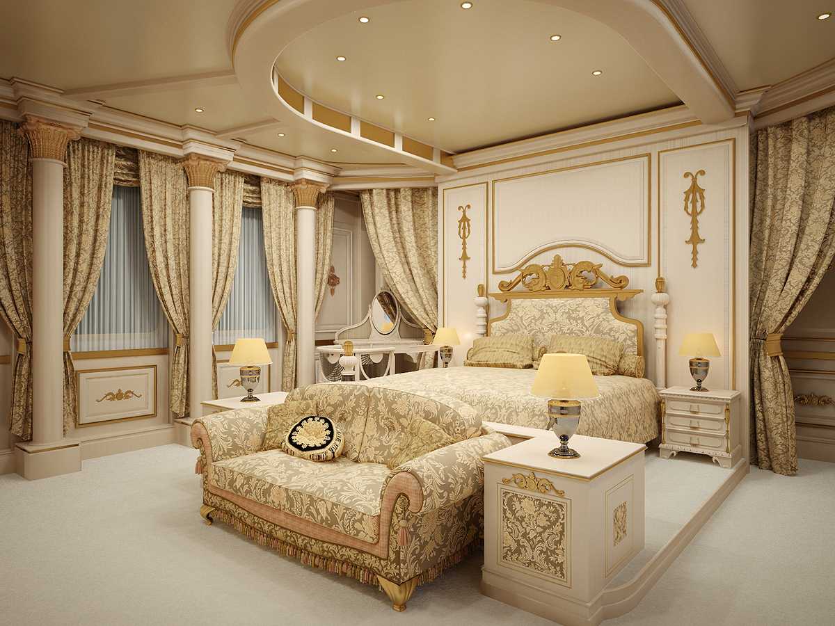 bright empire style room design