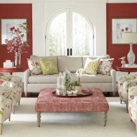 beautiful facade of the bedroom in the spring style photo