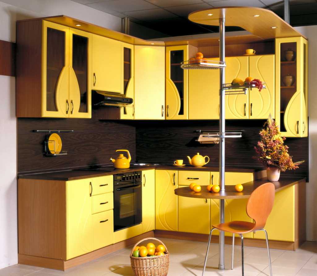 beautiful mustard color kitchen style