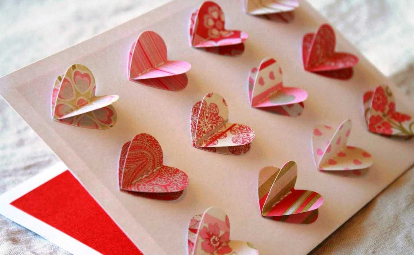 do-it-yourself bright room decoration for Valentine's Day