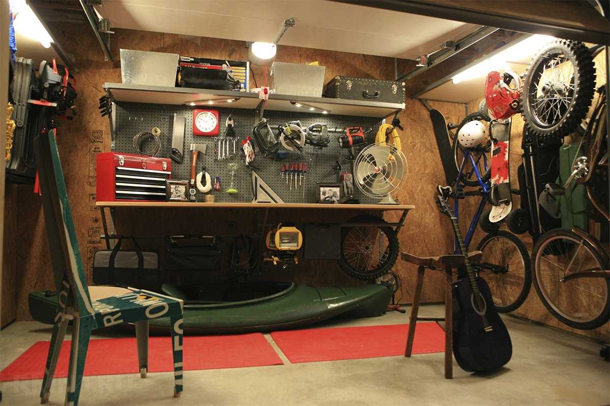 the idea of ​​a beautiful garage style