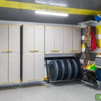 option of a functional garage interior picture