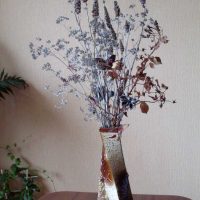 variante de l'intérieur original du vase avec image de branches décoratives