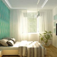 idea of ​​original decoration of the style of a bedroom picture