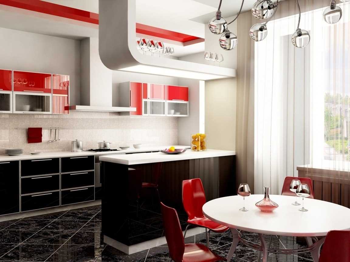 version of the bright style of a large kitchen