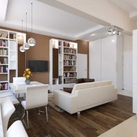 the idea of ​​an unusual apartment style picture example