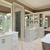 the idea of ​​a beautiful interior bathroom photo