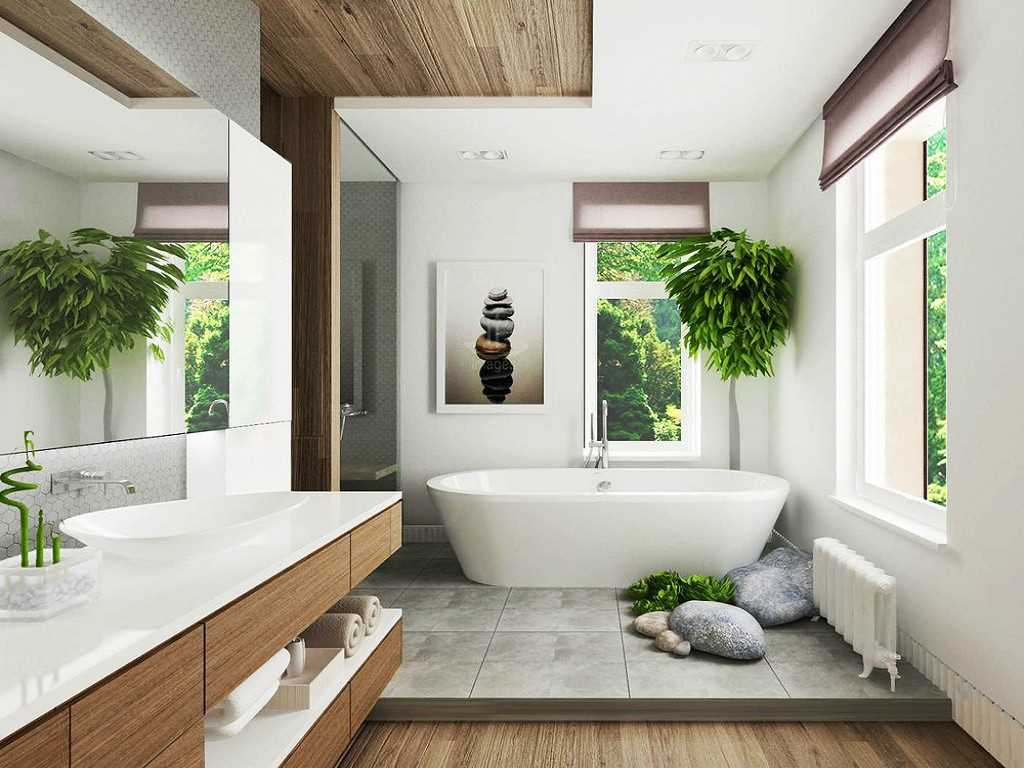 idea of ​​original bathroom design
