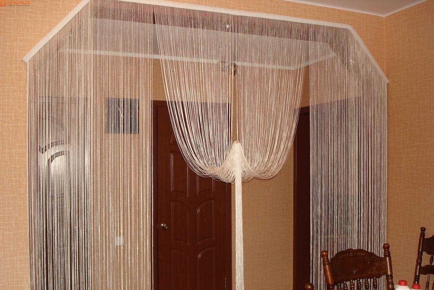 variant of unusual decorative curtains in the style of the room
