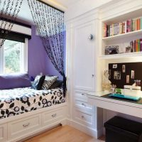idea of ​​an original style of a bedroom for a girl picture
