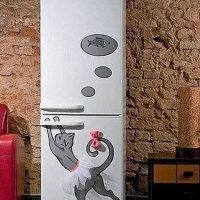 idée de la conception originale de l'image du réfrigérateur