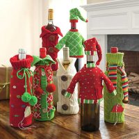 the idea of ​​stylish decorating glass bottles with paints picture