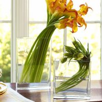 idée de décoration lumineuse de photo de vase de sol