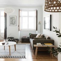 the idea of ​​a bright interior of the apartment in 2017 picture