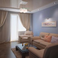 the idea of ​​a beautiful style living room 17 sq. meters photo