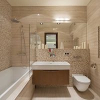 the idea of ​​a beautiful style of bathroom in the apartment picture
