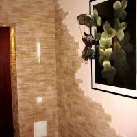 variant of beautiful decoration of the corners in the apartment photo