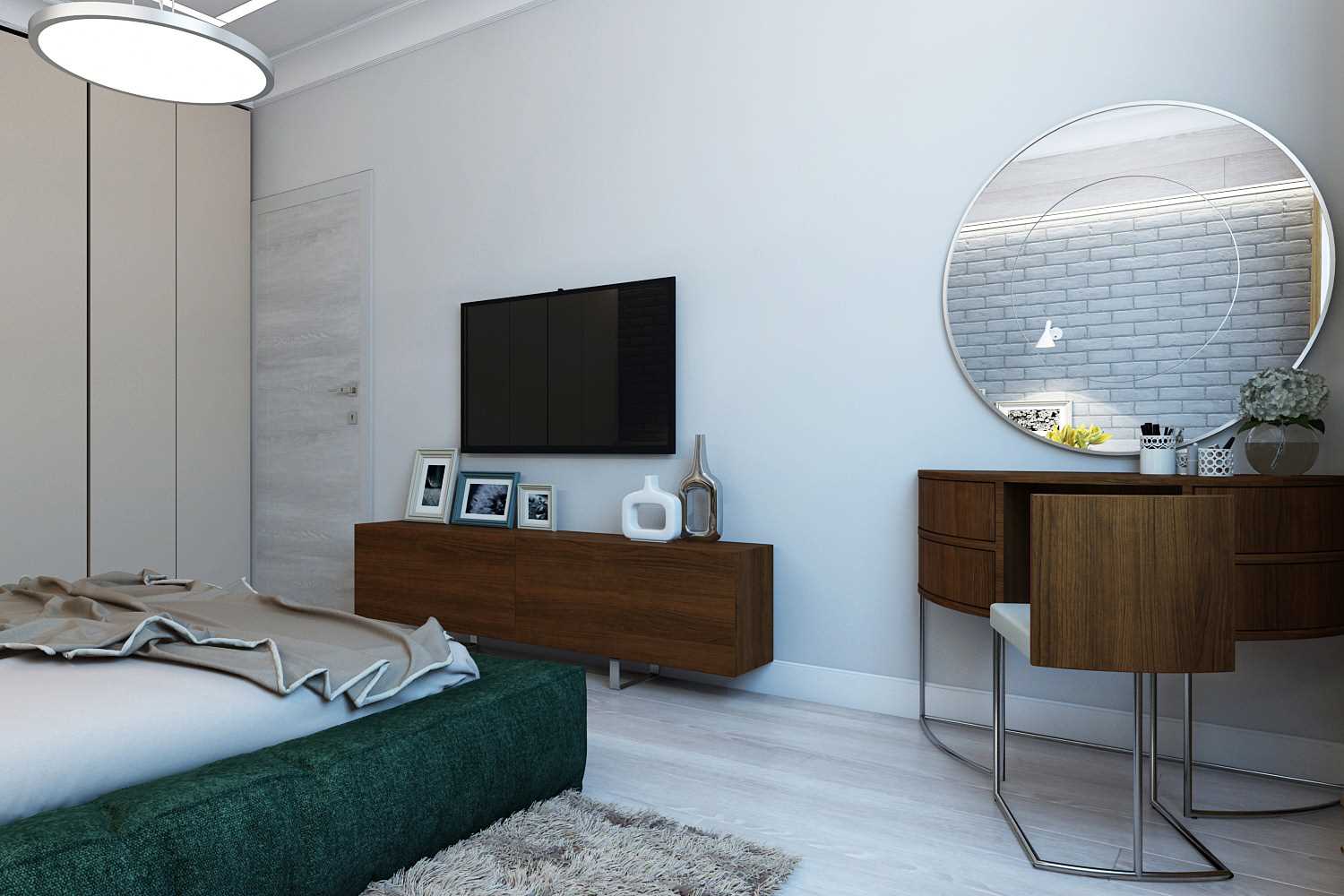 the idea of ​​a beautiful 3-room apartment kitchen decor