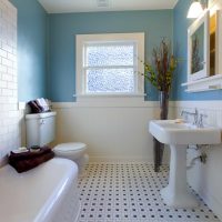 idea of ​​a bright bathroom interior picture