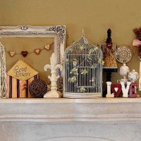 version of a beautiful room interior with a decorative photo cage