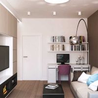 idea of ​​original style 2 room apartment photo example