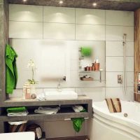 idea of ​​a beautiful bathroom interior photo