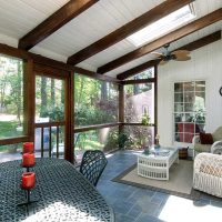 version of the original design of the veranda in the house photo
