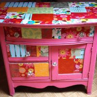 do-it-yourself chest decoupage option picture