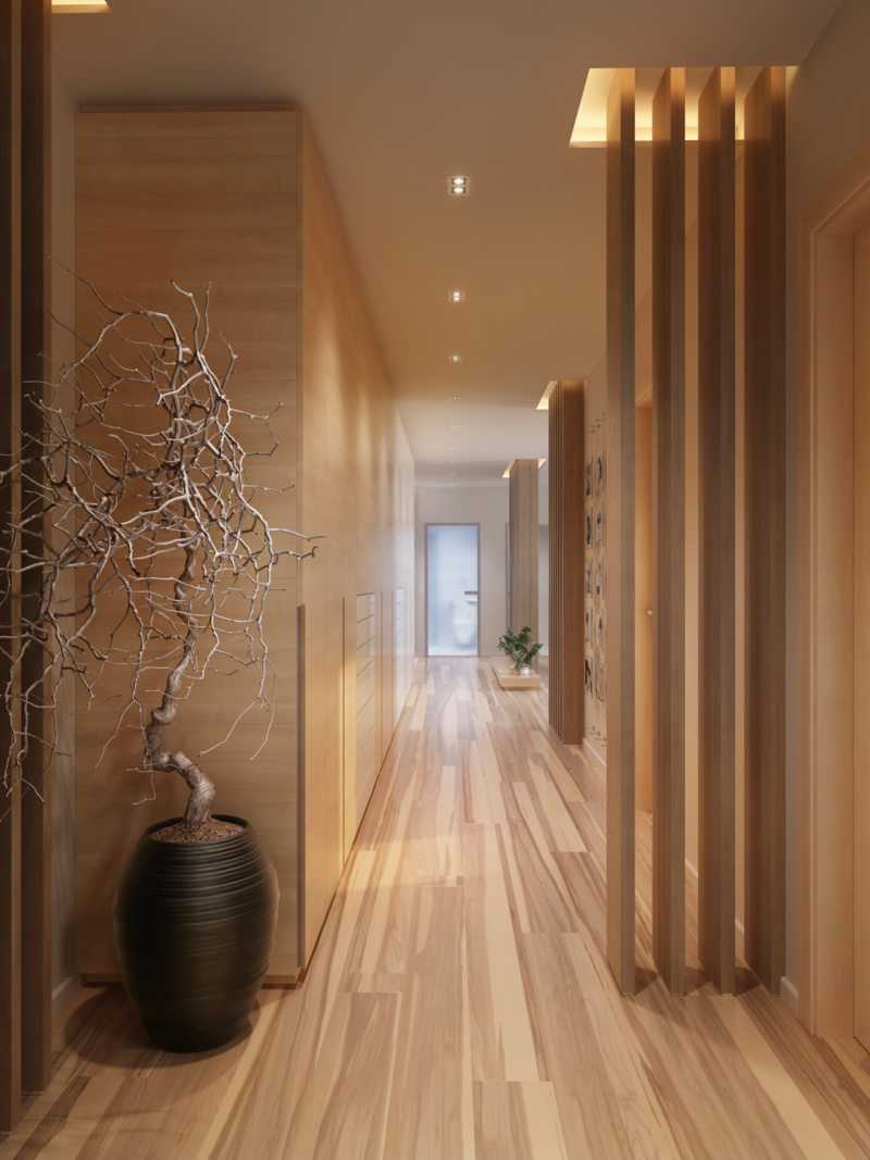 version of the bright style of the hallway