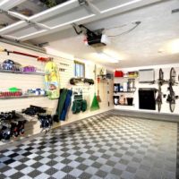 option of a beautiful garage interior picture