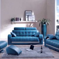 variant of a beautiful room interior with a sofa photo