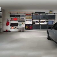 opzione di una foto di garage in stile funzionale