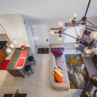 the idea of ​​the unusual interior of the apartment in 2017 picture