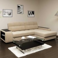 the idea of ​​a beautiful apartment design with sofa photo
