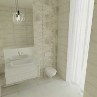 The idea of ​​a beautiful design bathroom picture
